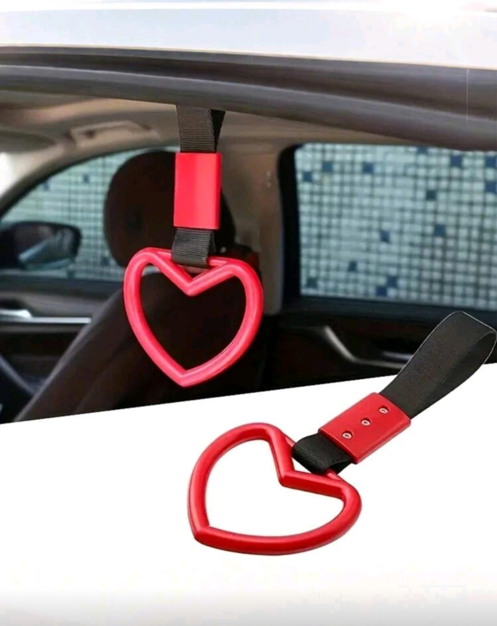 Heart shaped car rear bumper