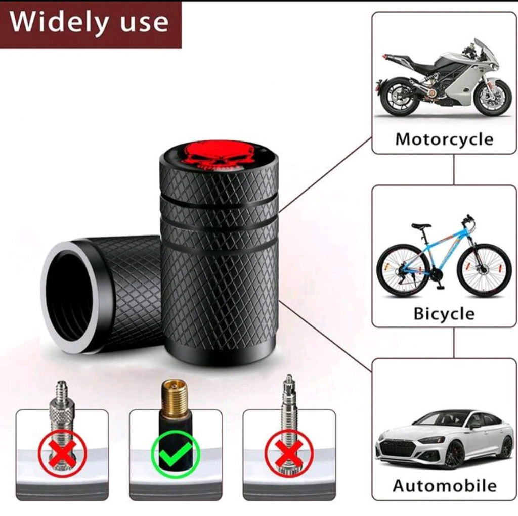 Tire valve stem cap cover set