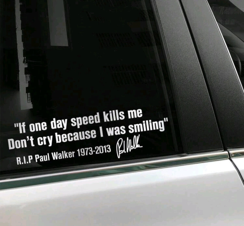 car window sticker