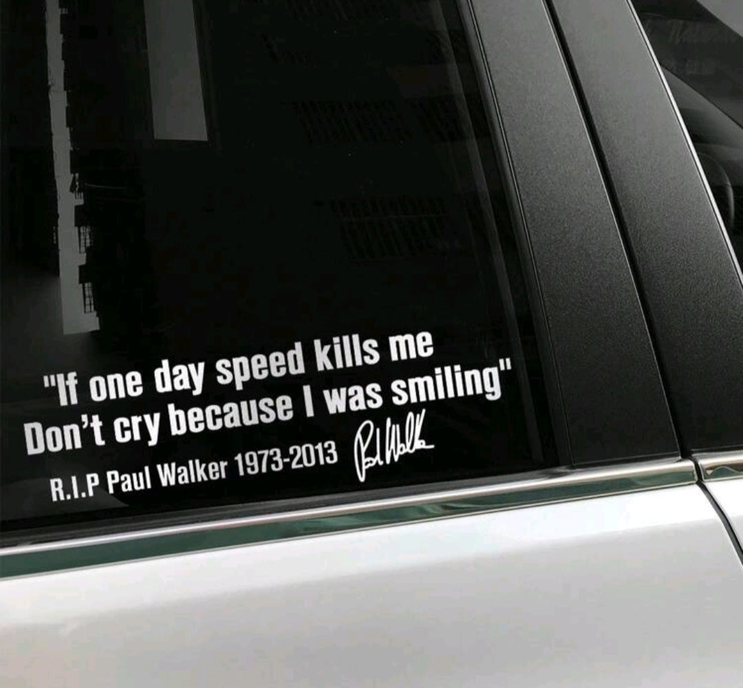 car window sticker