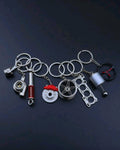 Car parts key chains