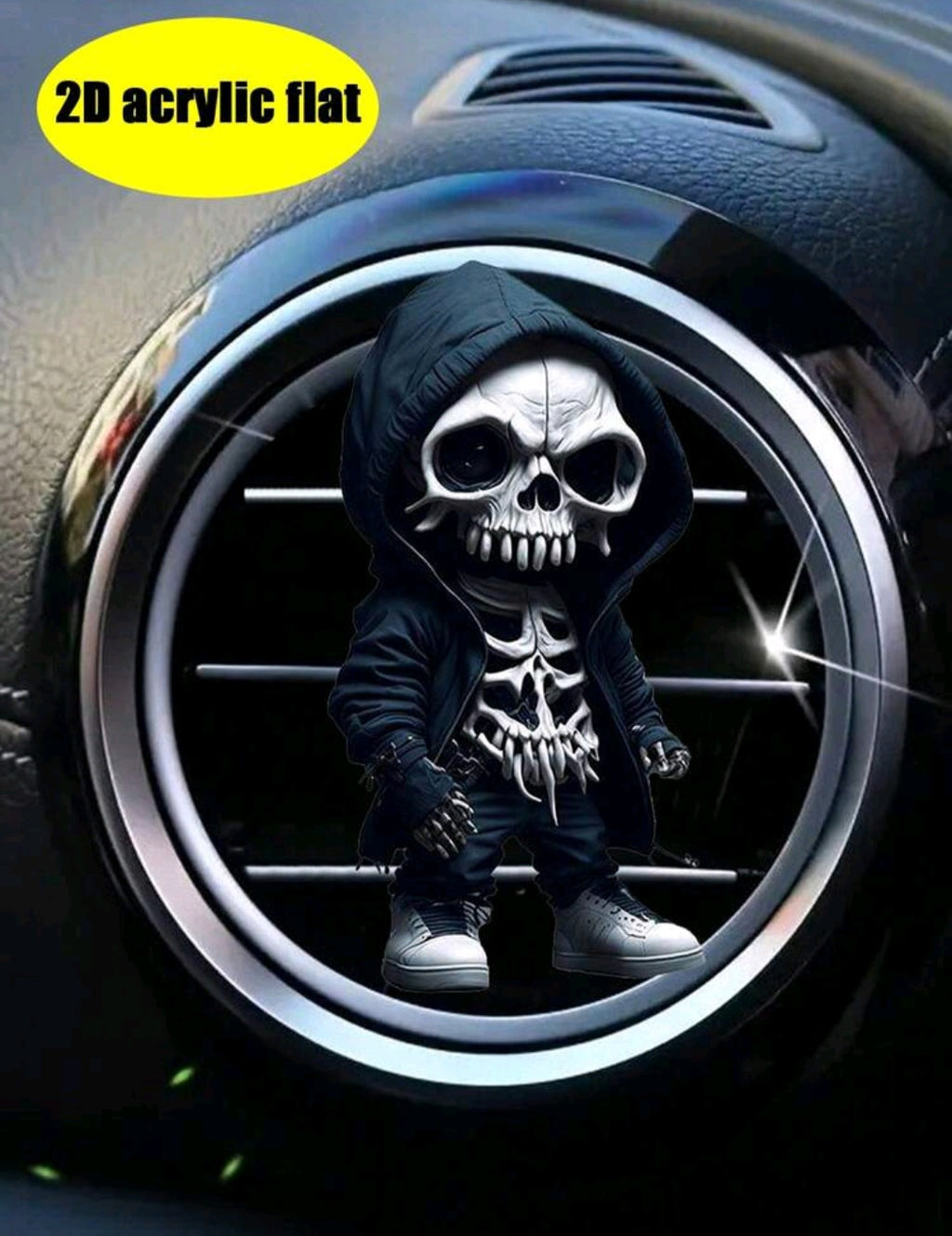Skeleton air vent accessory & air freshener