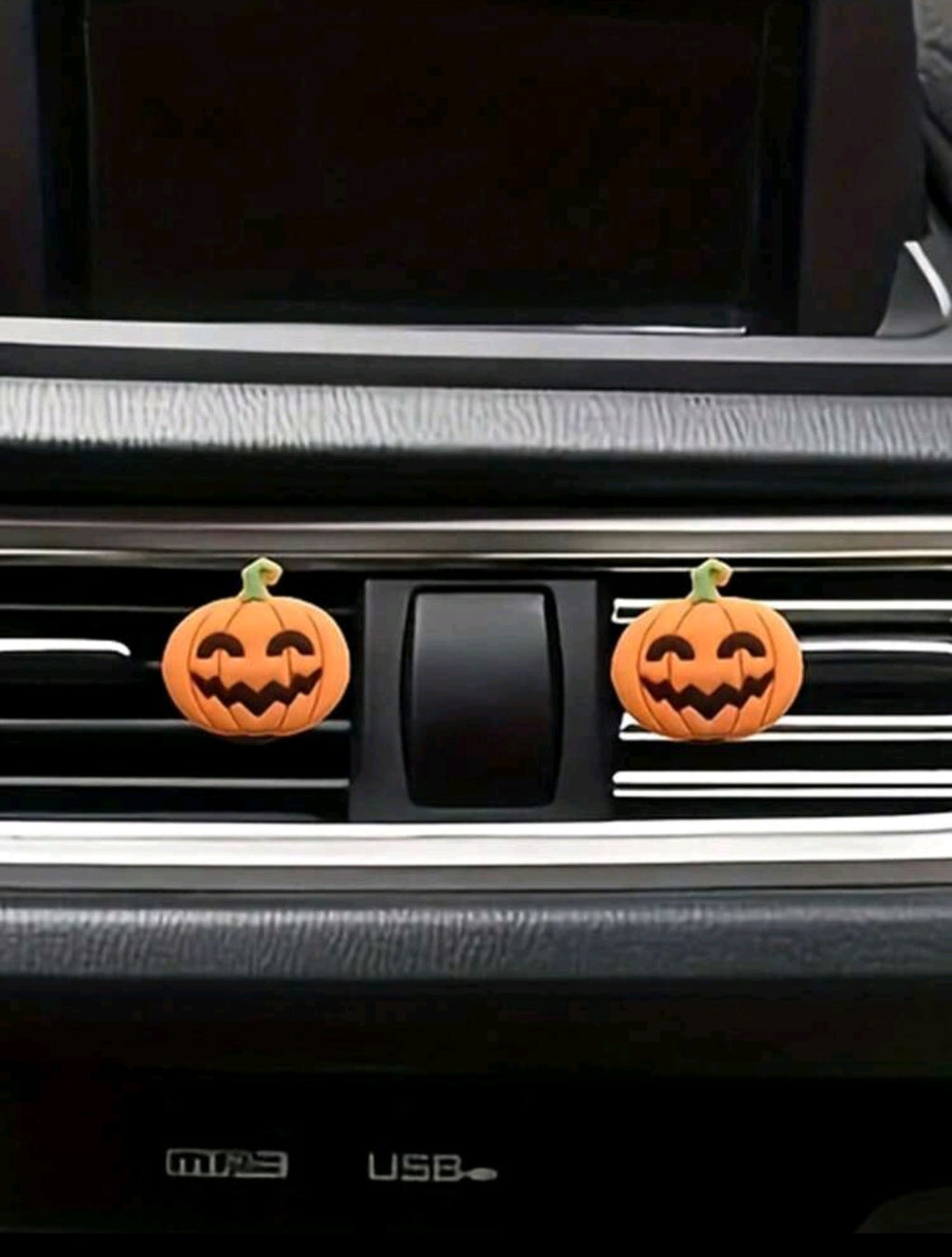 Pumpkin air vent accessory