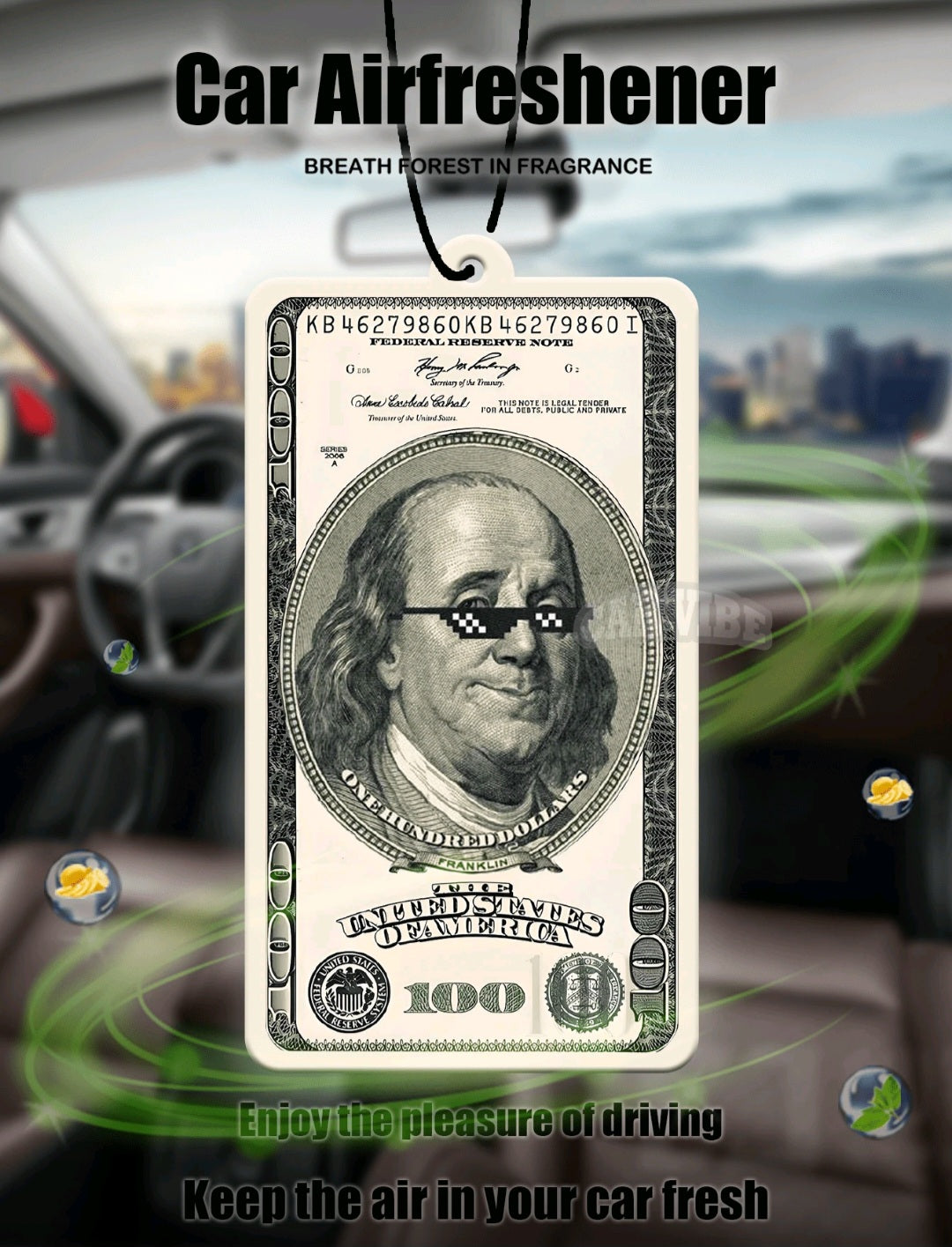 $$$  car mirror pendant & air freshener