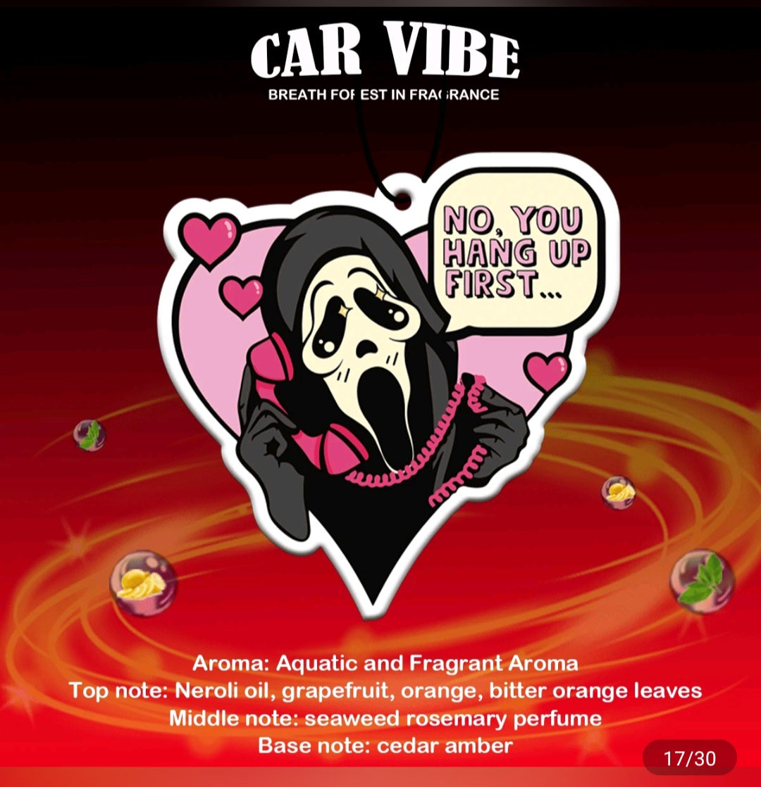 ghost mirror pedant & air freshener