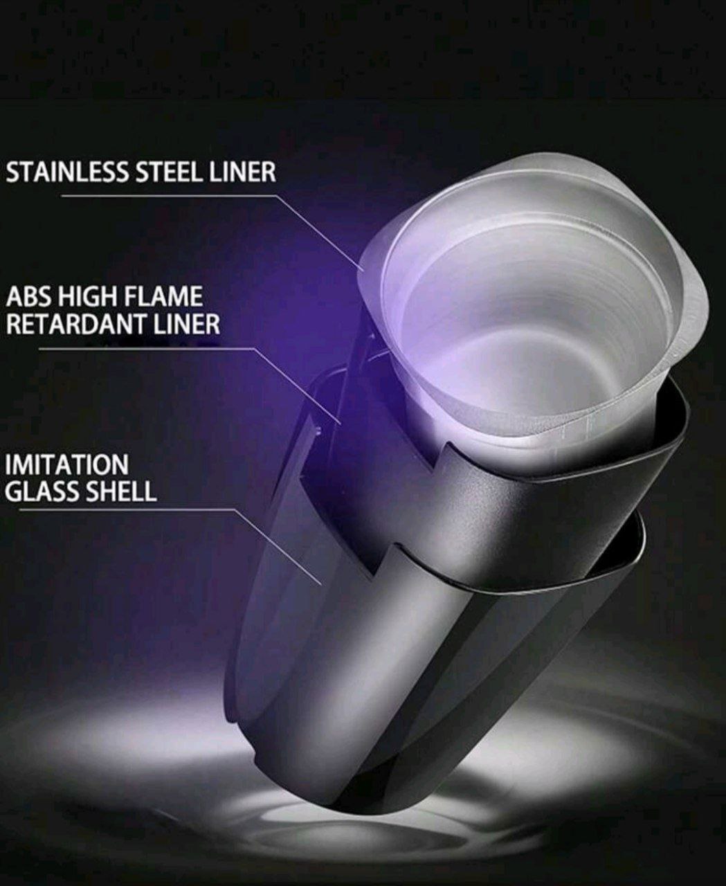 LED Light Car Ashtray – Stylish & Practical